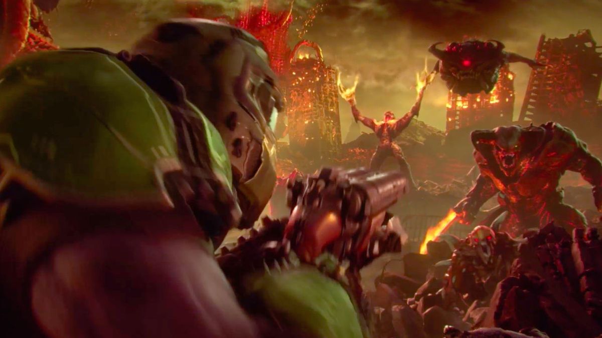 Doom Eternal announced and sees hell on Earth finally happen | GamesRadar+