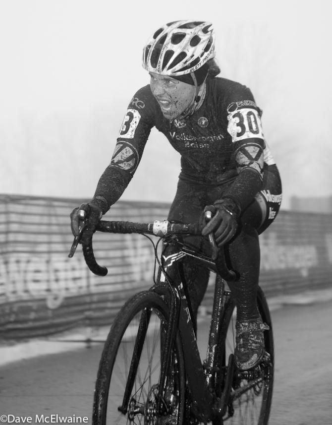 Amanda Carey (Boise Volkswagon) with a commanding lead on lap three