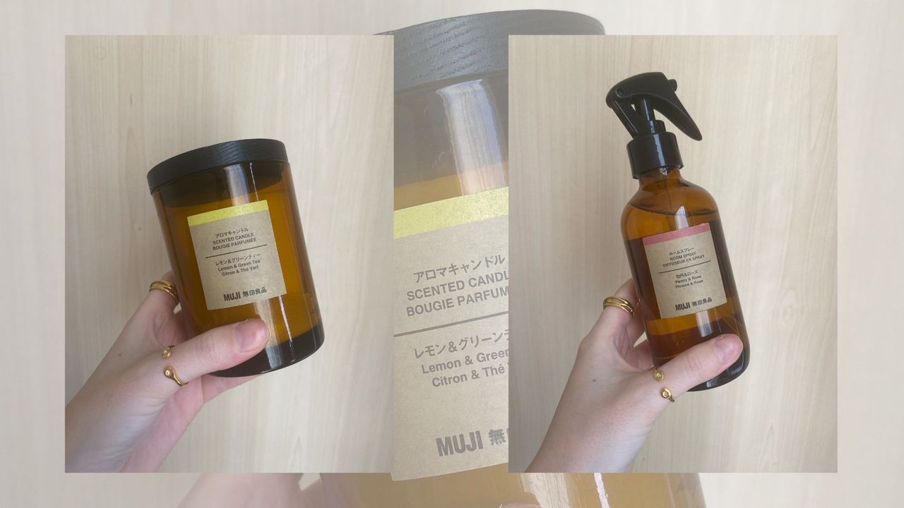 Grace Lindsay testing Muji home fragrances