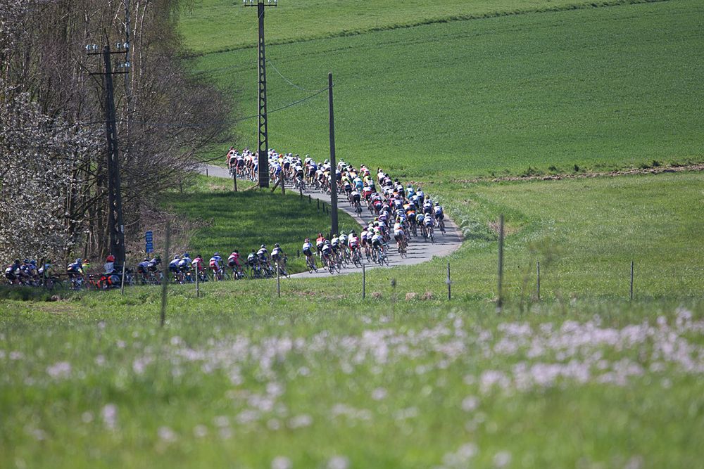 La Fl&egrave;che Wallonne Feminine routed through scenic Belgian countryside