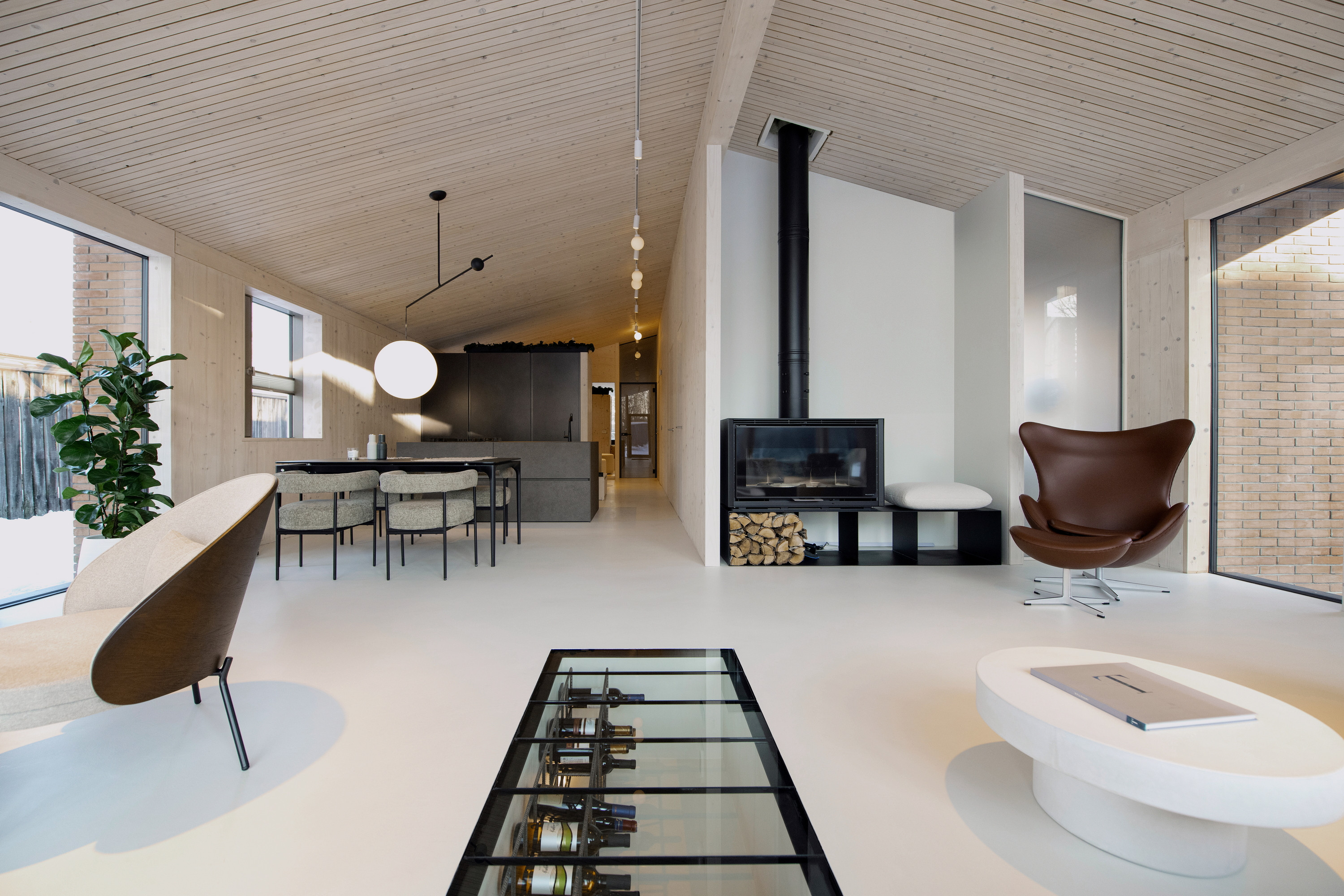 The main living space in the House under the Poplars