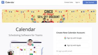 Calendar.com website screenshot