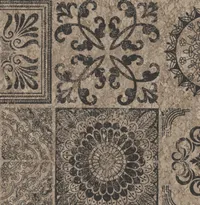 Superfresco Easy Wallpaper Cork Medallion Beige and Black | Was £15 now £12 at Wilko | Save £3