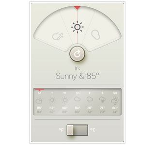 iPhone app designs: Wthr