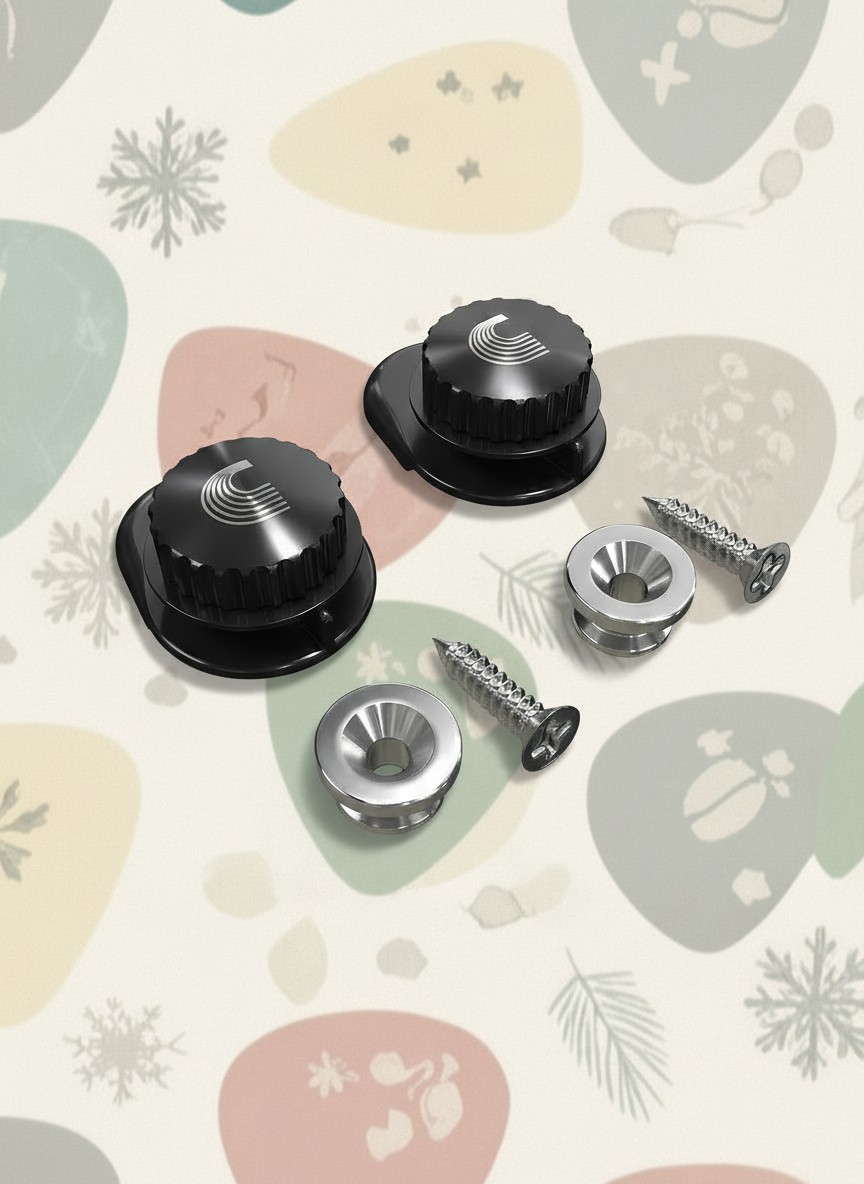 D'Addario strap lock system