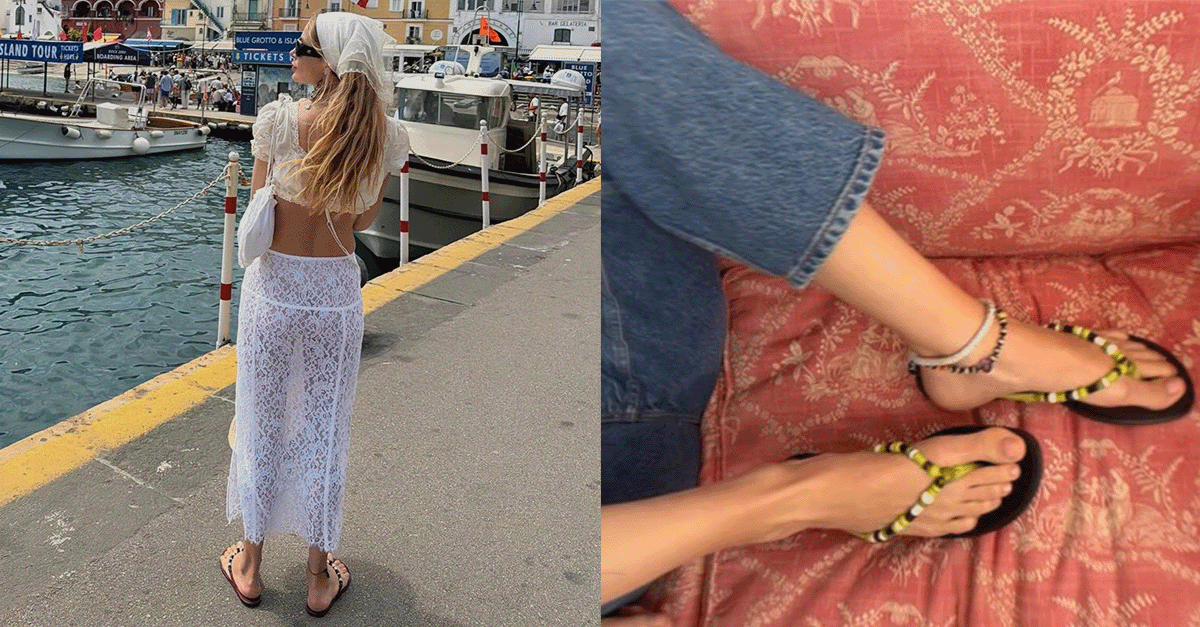 Fashion People Are Skipping Basic Sandals for This Fun Shoe Trend This Summer