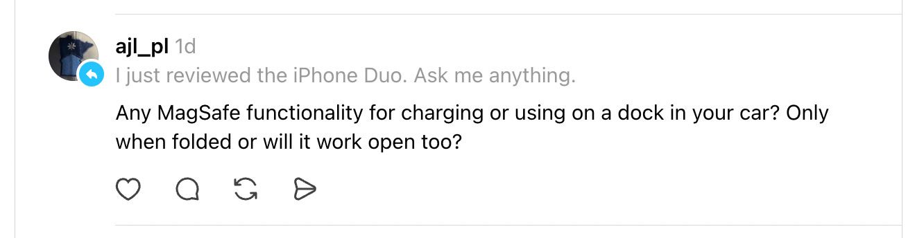 Apple iPhone Duo AMA questions