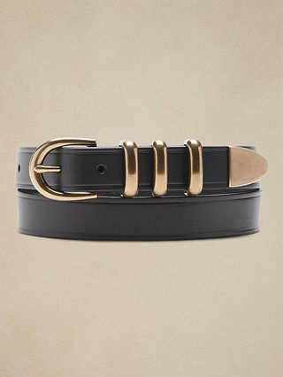 Montagne leather belt