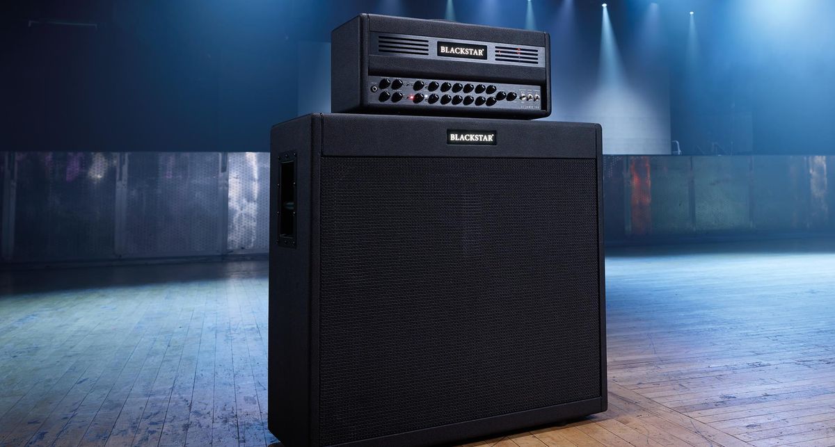 Blackstar St James 100: the British brand's new flagship tube amplifier is available as a head and matching cabinet or as a 2x12 combo.