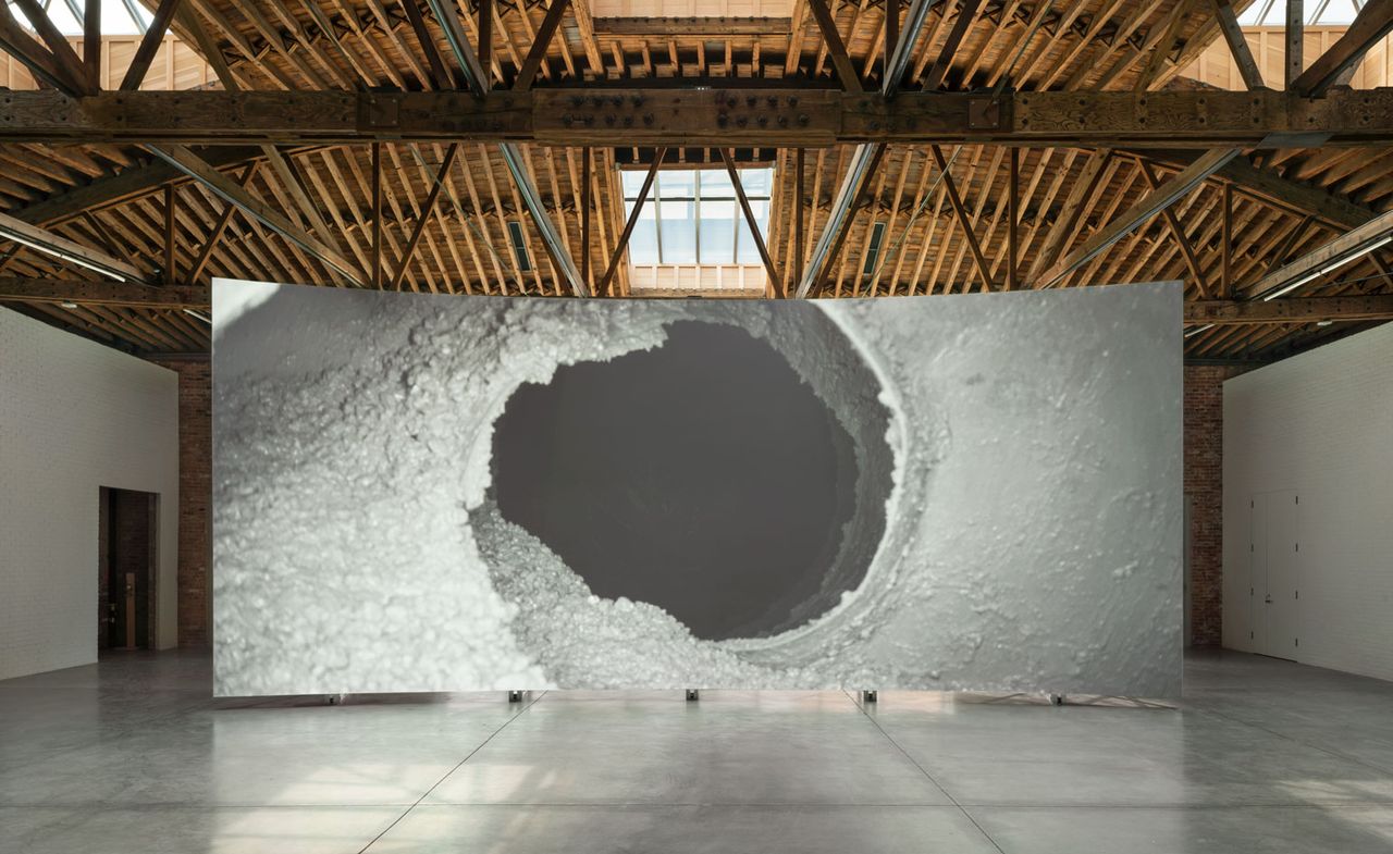 Lucy Raven, Ready Mix, 2021. Installation view, Dia Chelsea, New York City