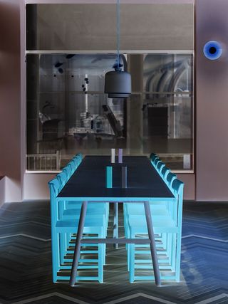 A view of a table inside Finefood Kärlek och Mat — Stockholm