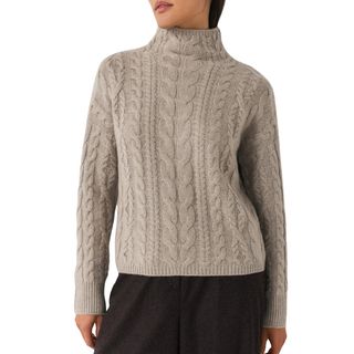 Cashmere Cable Jumper | Jumpers & Cardigans | the White Company