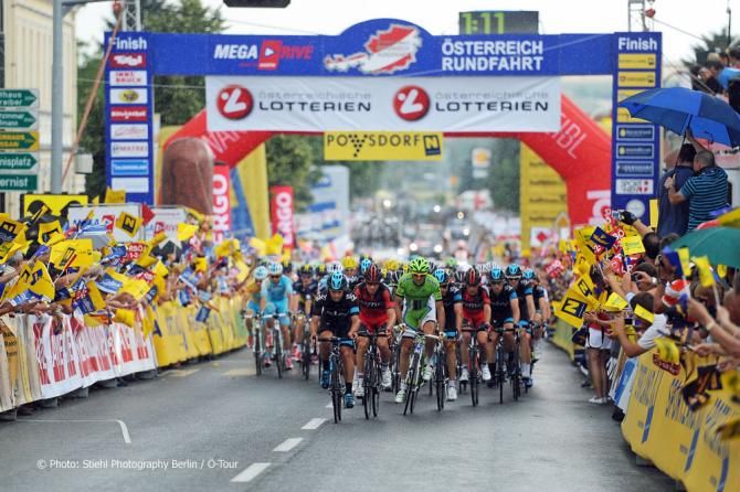 Stage 6 at the Tour of Austria concluded on a 9.7km finishing circuit.