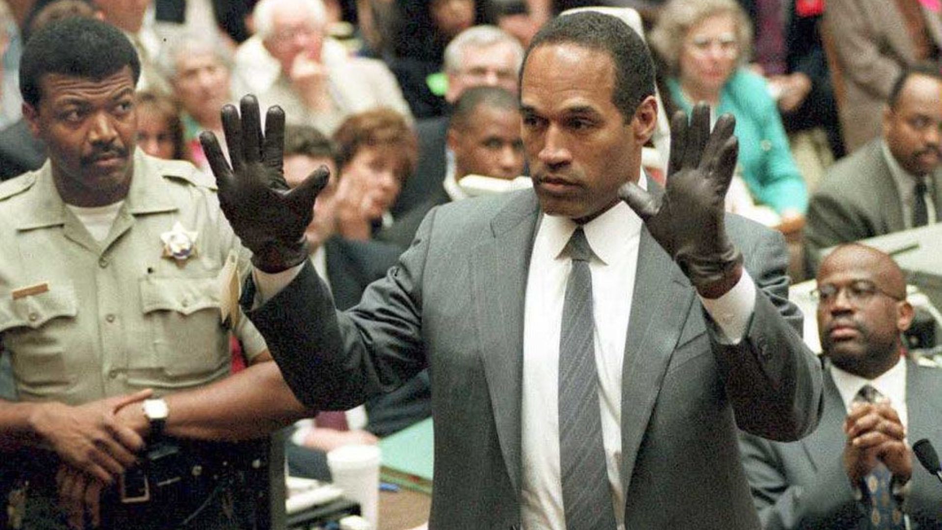 OJ Simpson during his trial