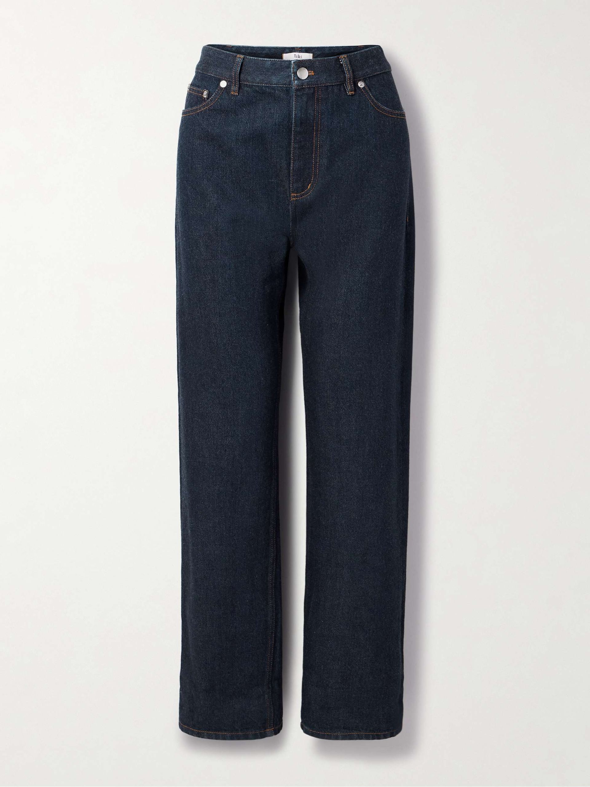 Alec Low-Rise Straight-Leg Selvedge Jeans