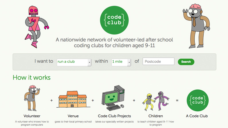 There are nearly 2000 Code Clubs in the UK