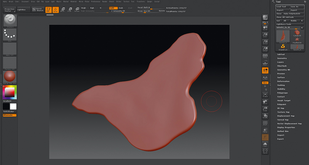 How to create a realistic liquid-metal effect
