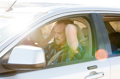 parents stressful car journeys kids antics