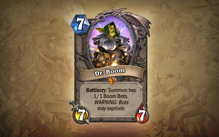 Best Hearthstone Legendaries Dr Boom