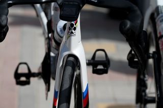 Tadej Pogacar's Colnago bike at the UAE Tour