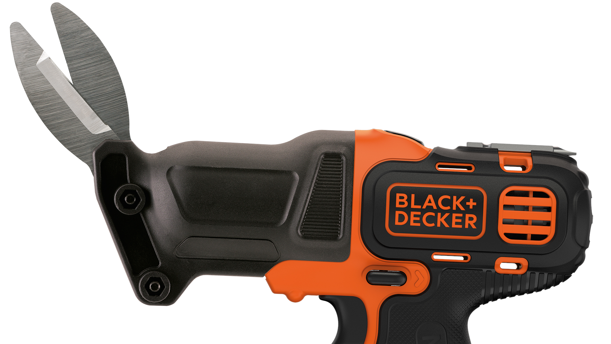 This attachment makes your Black and Decker drill into a pair of scissors  on steroids