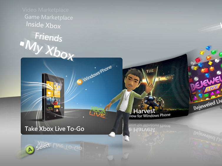 Xbox - a showcase for Windows Phone 7