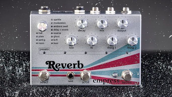 Empress unveils studio-quality Reverb guitar effects pedal with