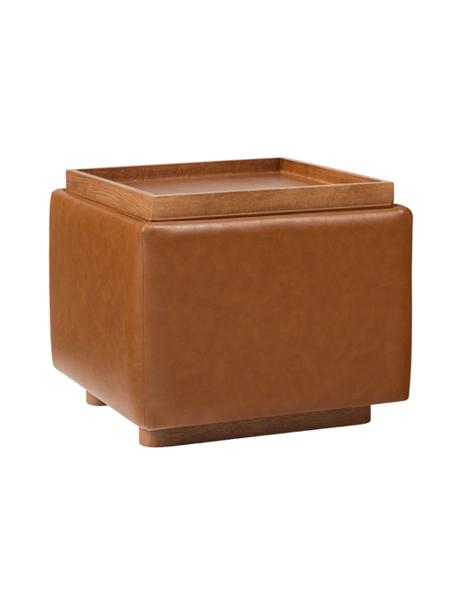 Bowman Leather Storage Coffee Table