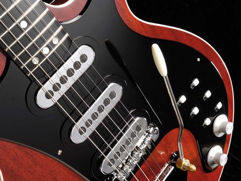 Modified Trisonic pickups and switching options will help you chase down that May tone