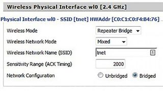 Router settings