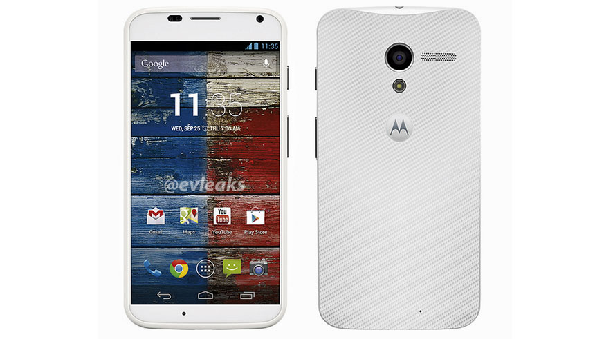 White Moto X and clever clogs camera app break cover