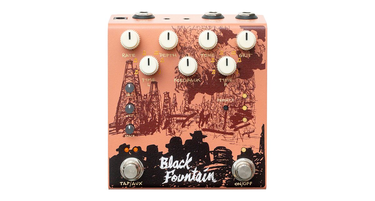 Old Blood Noise Endeavors Black Fountain: an oil can delay simulator that comes with heaps of contemporary features &ndash; it's stereo, MIDI-compatible, and has presets.