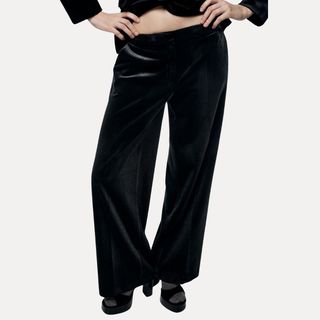 Wide Velvet Trousers 