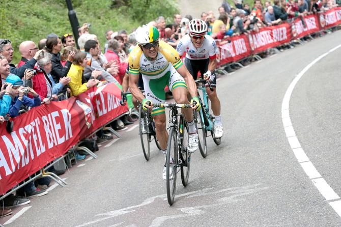 Simon Gerrans (Orica-GreenEdge) was forced to chase, but had Valverde and Kwiatkowski on his wheel