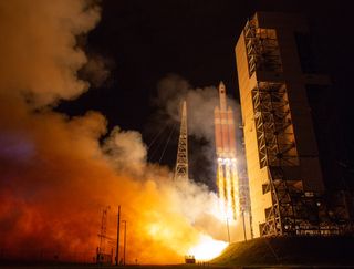 NASA's Parker Solar Probe launches on its ambitious mission to fly through the sun's corona on Aug. 12, 2018. The spacecraft launched from Cape Canaveral Air Force Station in Florida atop a ULA Delta IV rocket.