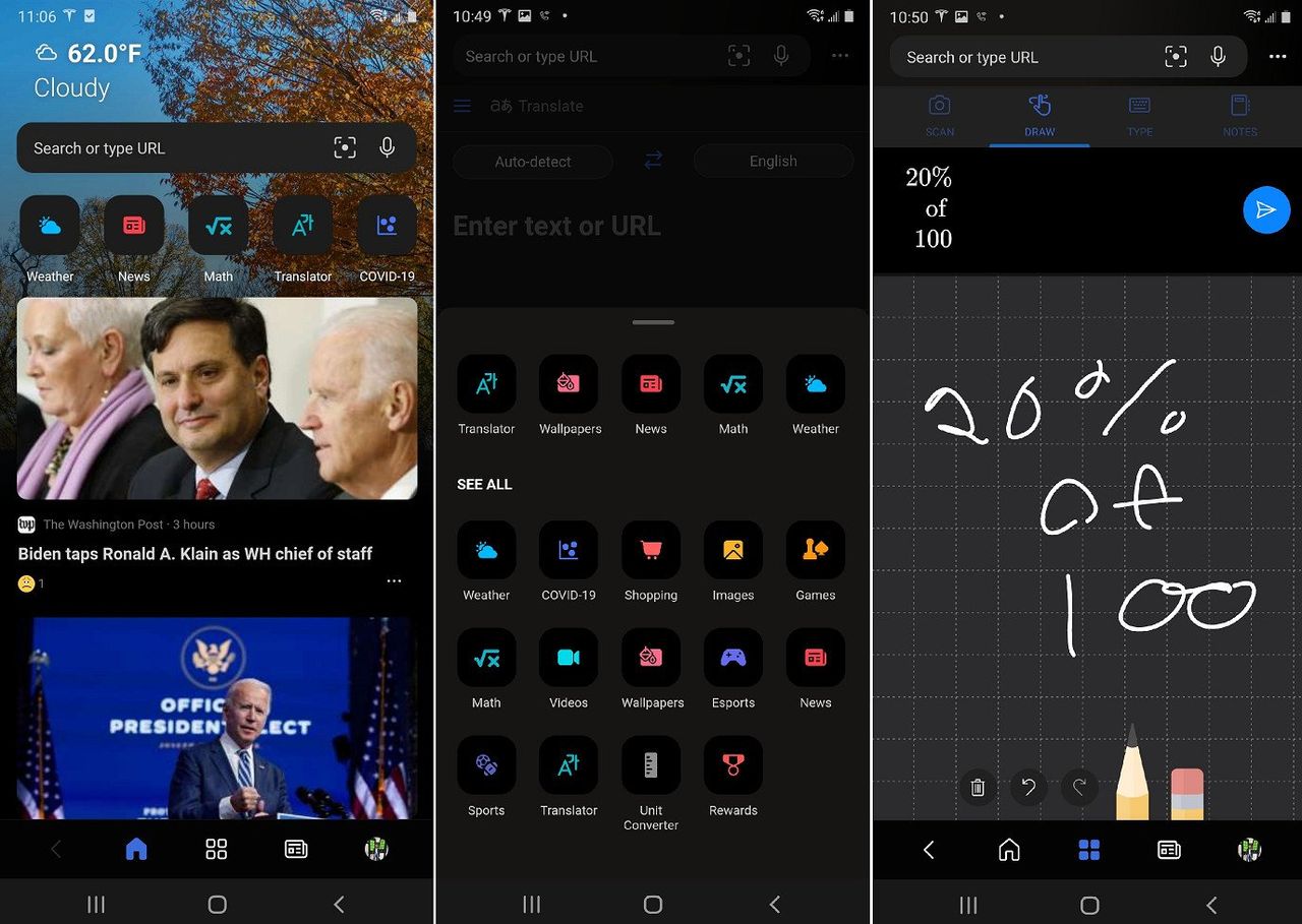 Microsoft News Android Beta Late2020 New2png