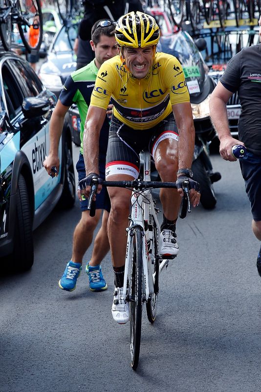 Fabian Cancellara rides through the pain