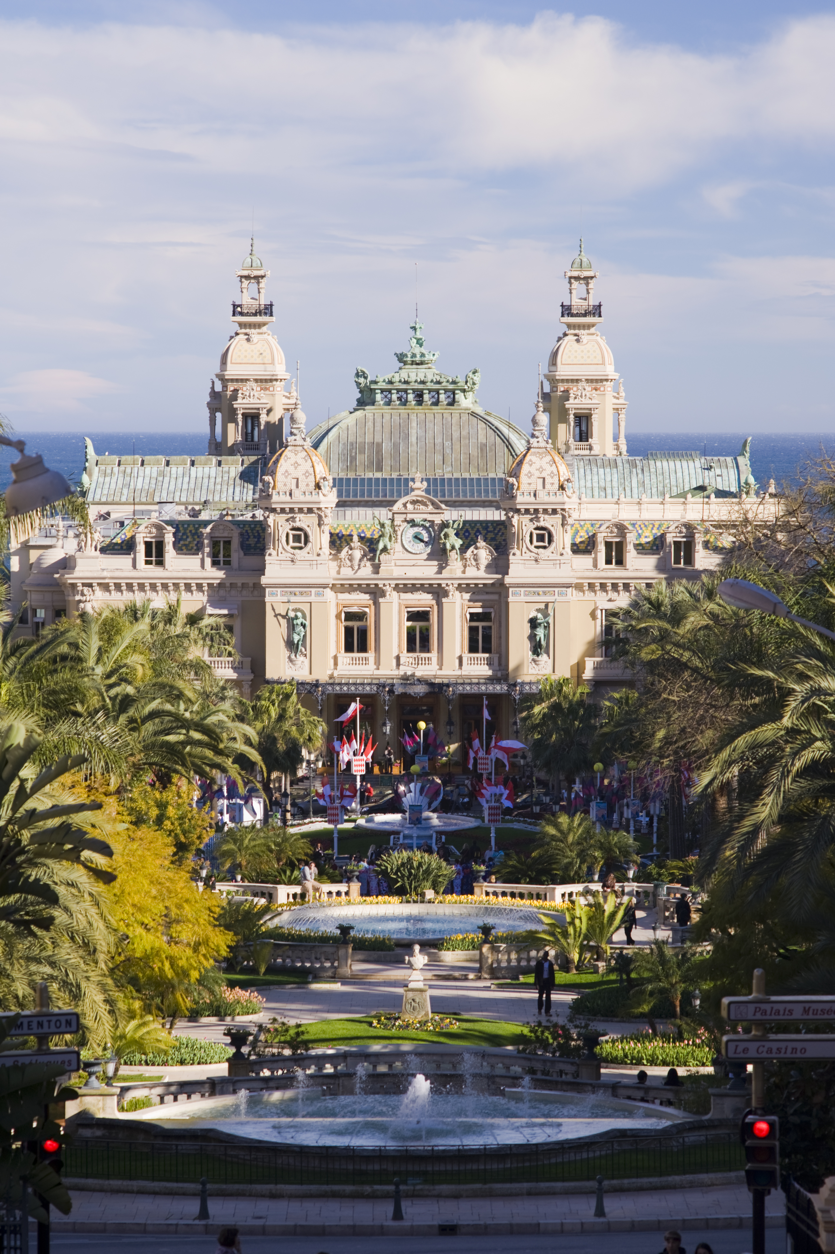Monte-Carlo Casino and the Jardin Exotique in Monaco