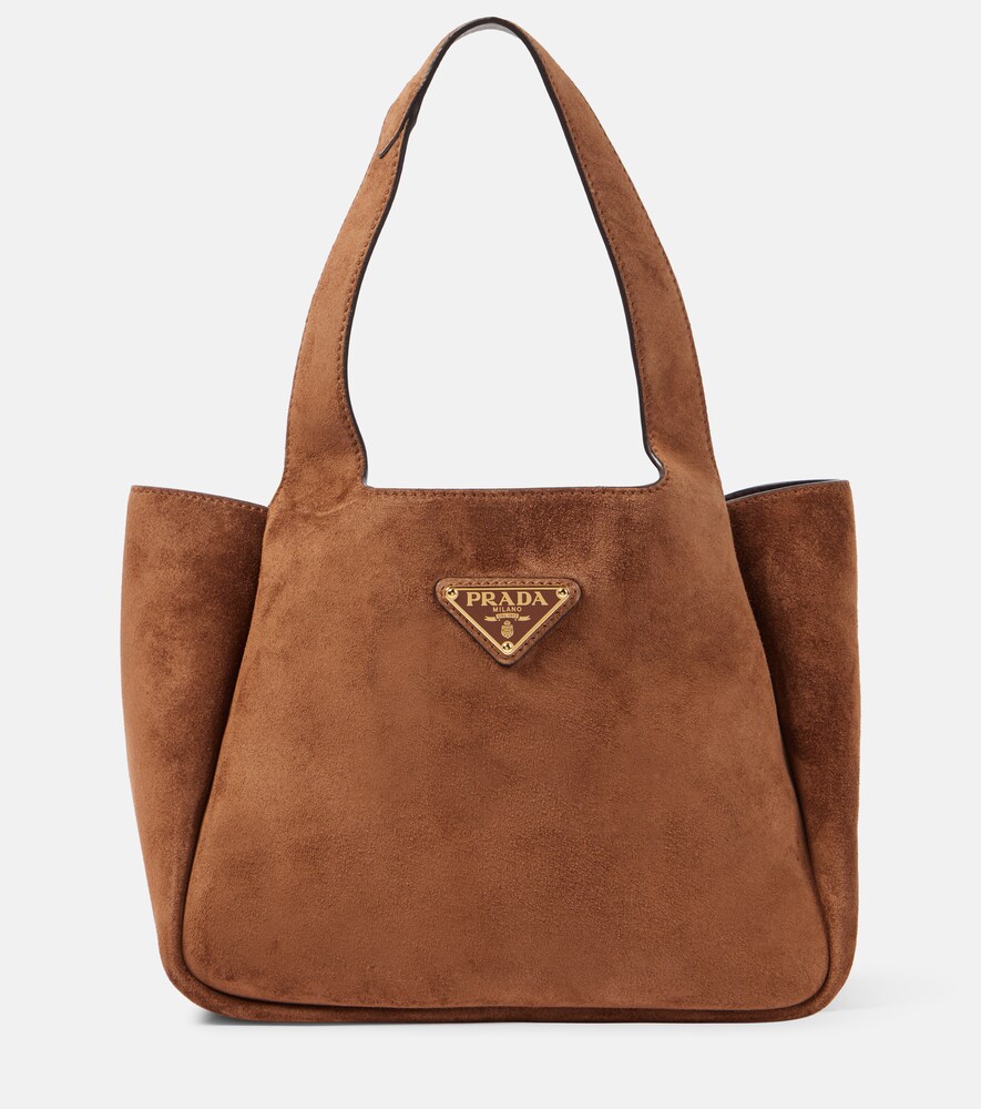 Medium Suede Shoulder Bag