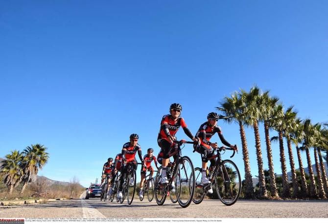 Blue skies and palm trees make for perfect training conditions