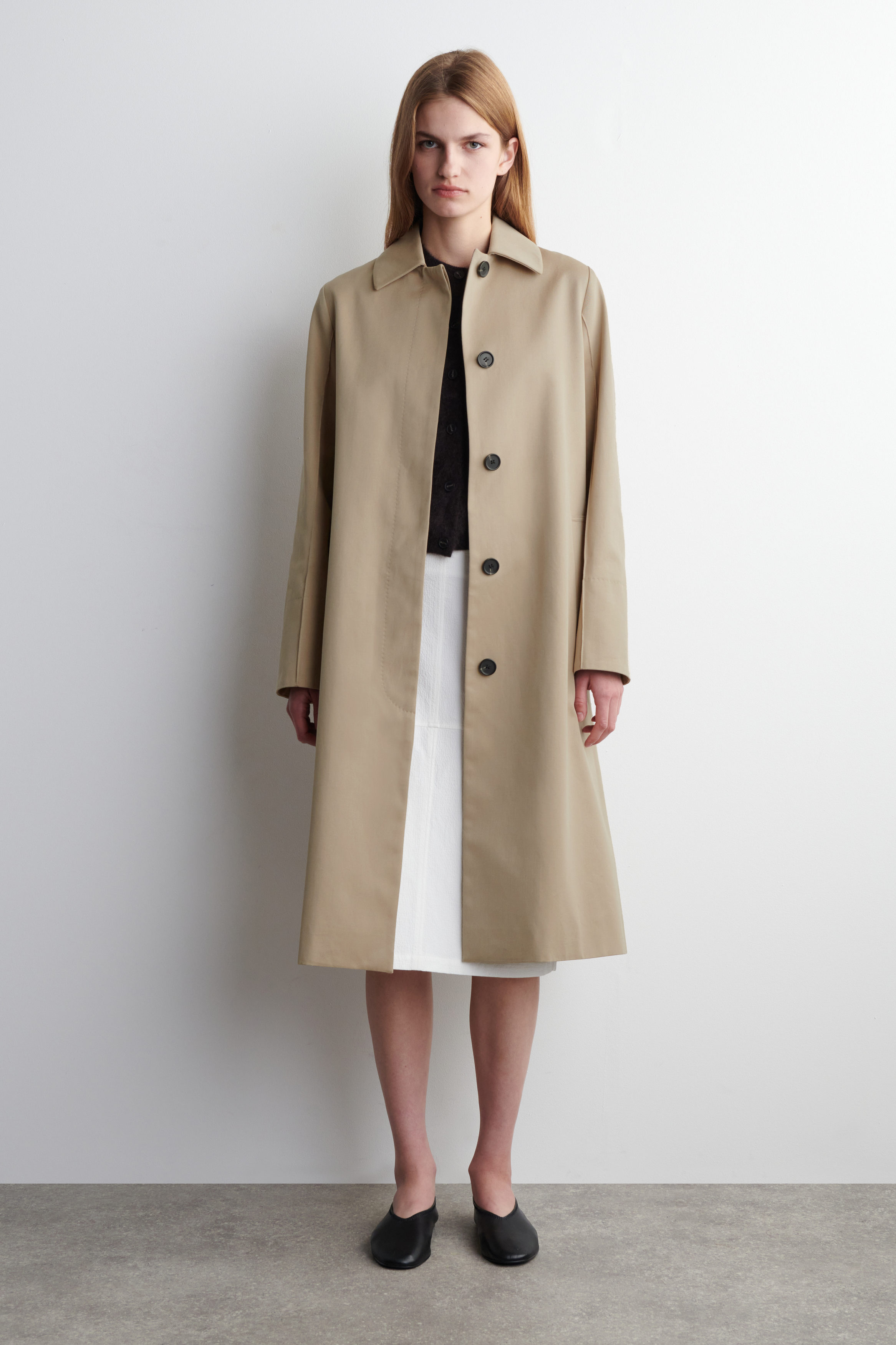 Classic Cotton Long Car Coat