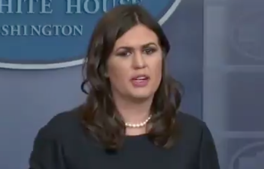 Sarah Huckabee Sanders. 