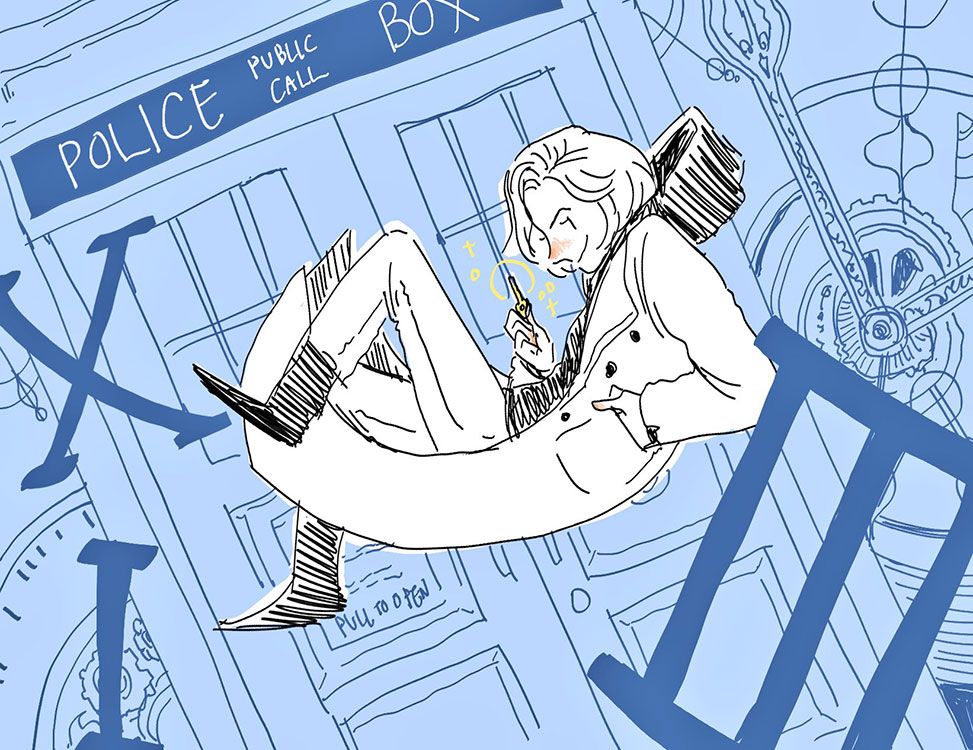 Twitter user @vkekekfr created this lovely doodle art illustration