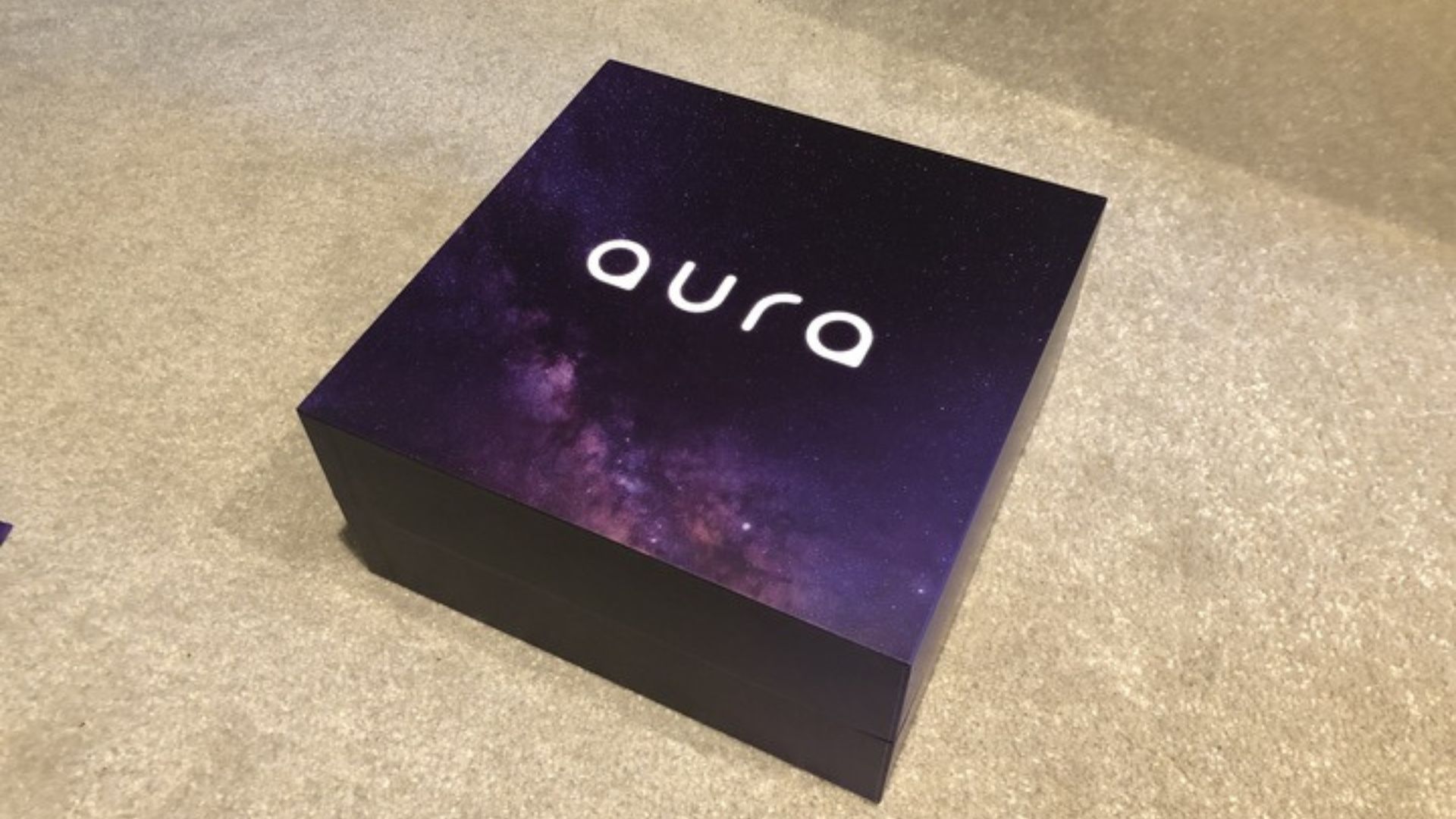 The Aura Smart Sleep Mask storage box