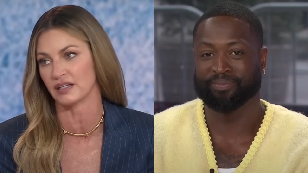 Erin Andrews and Dwayne Wade on TODAY