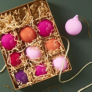 Opaque Ball Ornaments Set