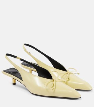 Jacquemus, Les Slingbacks Cubisto Basses Pompa Slingback