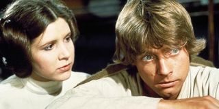 Luke Skywalker and Leia Organa in Star Wars
