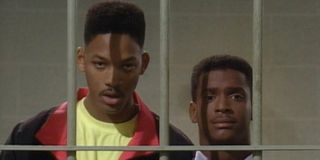 Will Smith (himself) and Carlton Banks (Alfonso Ribeiro) are in jail on The Fresh Prince of Bel-Air (1990)