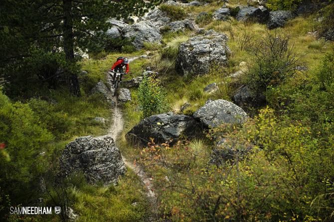 A rider in the Trans Provence